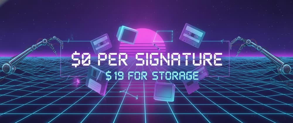 I built an e-signature app that charges you for storage, not signatures