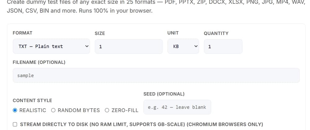 I generated 25 file formats at exact byte sizes. Here's every way it broke.