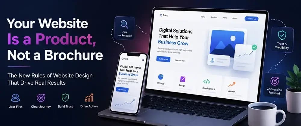 Your Website Is a Product, Not a Brochure: New Rules of Web Design in 2026