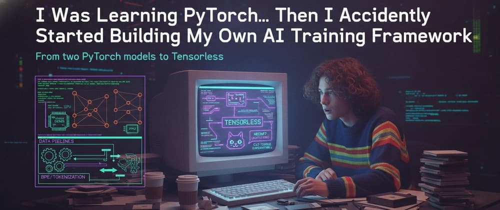 I Was Learning PyTorch, Then I Accidentally Started Building My Own AI Training Framework