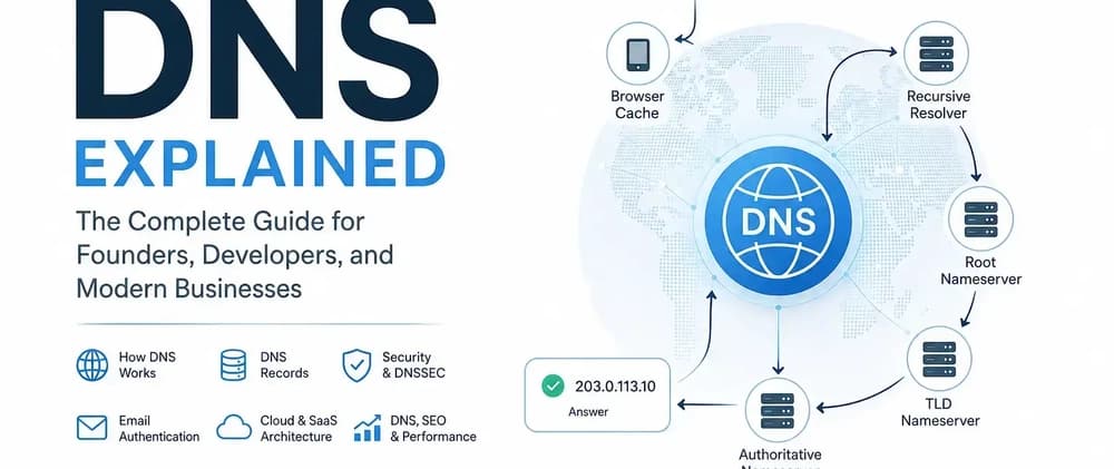 DNS Explained: The Complete Guide for Founders, Developers, and Modern Businesses