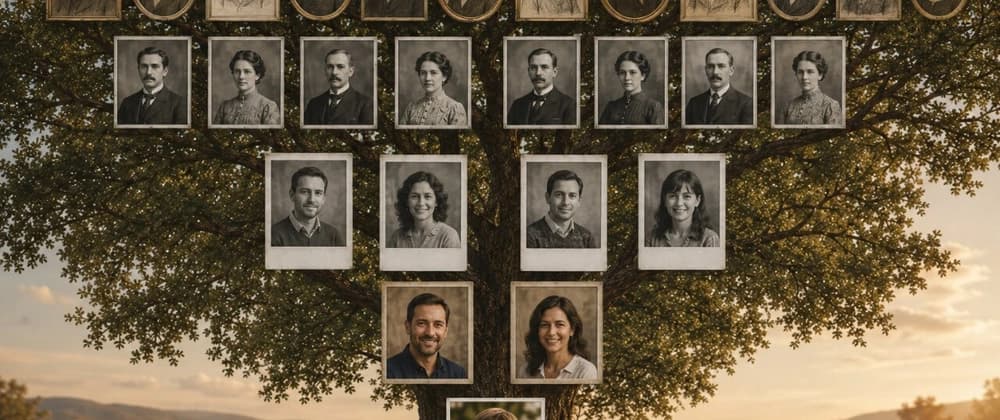 AI-assisted genealogy