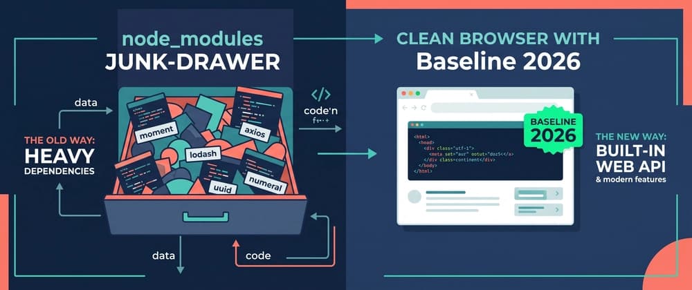 Stop Installing Libraries: 13 Native APIs That Went Baseline in 2026