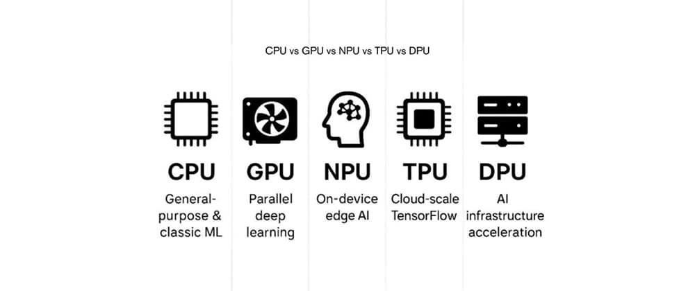 CPU, GPU, TPU, NPU, DPU, QPU: six chips, one question