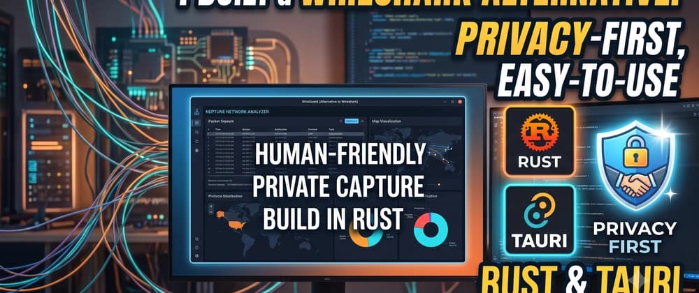 I Built a Privacy-First, Human-Friendly Alternative to Wireshark in Rust & Tauri ๐