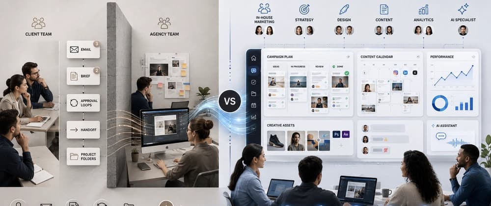 Hybrid Agency vs Traditional Agency: Which Model Works Better for Modern Marketing Teams?