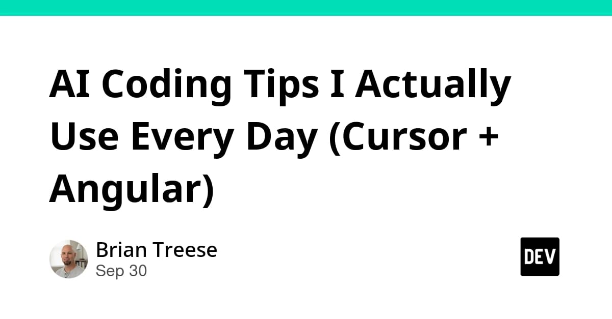 AI Coding Tips I Actually Use Every Day (Cursor + Angular)