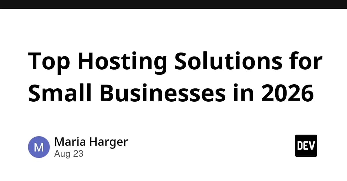 Top Hosting Solutions for Small Businesses in 2026