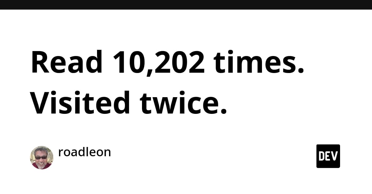 Read 10,202 times. Visited twice.